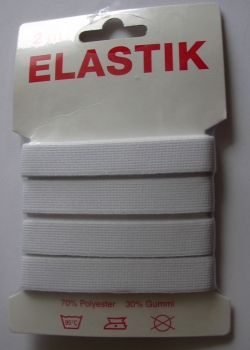 Elastikband, 14 mm, 70% Polyester,30% Gummi, 2,00 m