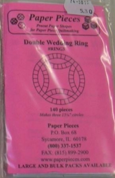 P-P Patchworkkarton Double Wedding Ring#RING3,140 st.