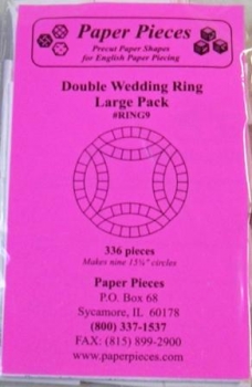 P-P Patchworkkarton Double Wedding Ring#RING9.