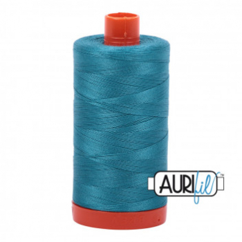 Aurifil Mako NE 50-2, 4182	dark turquoise