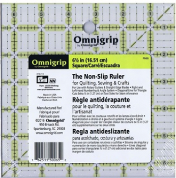 Omnigrip, Antirutschlineal, 6,5 x 6,5 inch