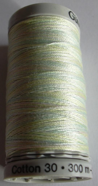 Cotton 30 meliert beige zartgrün