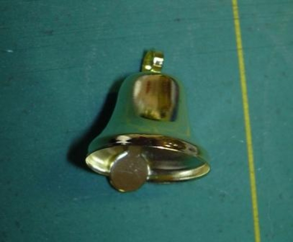Kleine Glocken 12 mm goldfarben, 5 St./Packung