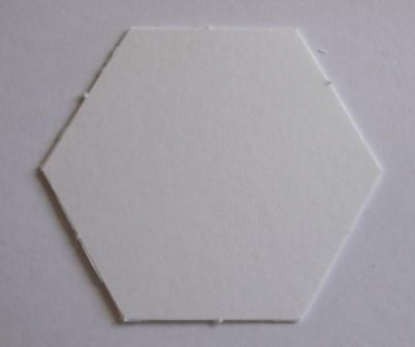 Paper Pieces - Patchworkkarton Hexagon, 1,5 inch, 50 St.