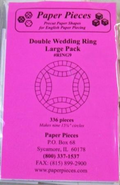 P-P Patchworkkarton Double Wedding Ring#RING9.