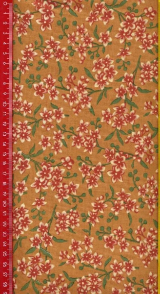 QC-2011 Print 6 Chestnut Floral