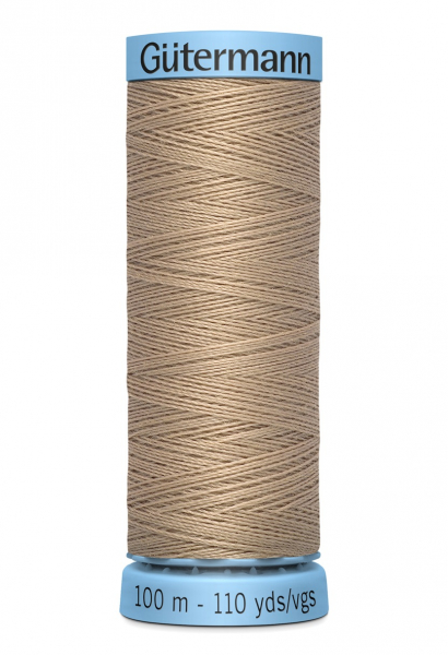 Gütermann Seide S 303, 100 m, dunkel beige