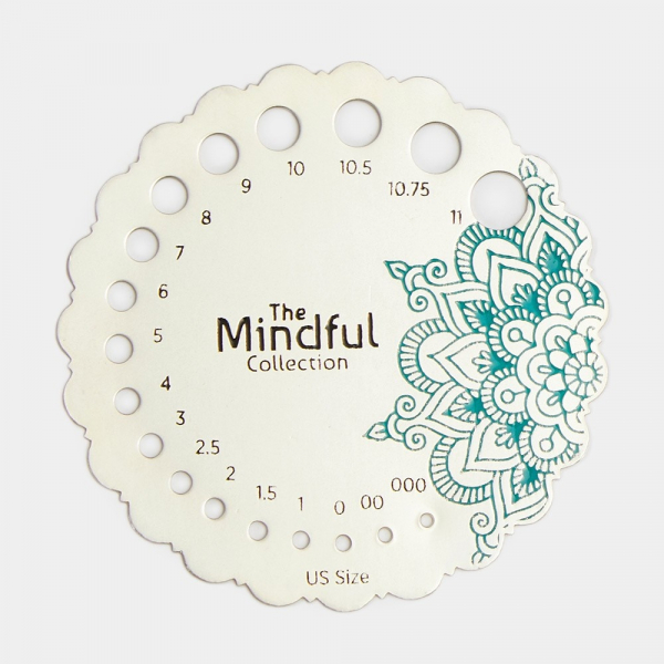 KnitPro Nadelgrößenschablone aus Metall The Mindful Collection