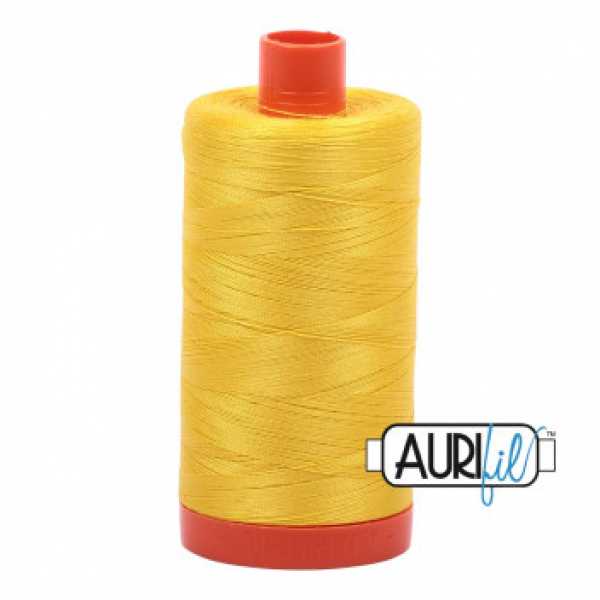 Aurifil Mako NE 50-2, 2120	canary