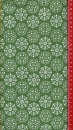 Tante Ema Weihnacht - Schneekristalle auf grün