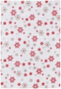 Scandy Snowflakes Red Hessian