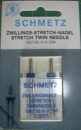 Schmetz - Zwillings-Stretch-Nadel, 130-705 H-S ZWI,2 Stück,