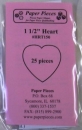 P-P Patchworkkarton heart ,25 st. 1,5 inch