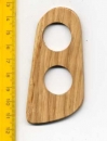 Holzschmuck für Taschenhenkel 8 cm lang