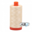 Aurifil Mako NE 50-2, 2110	light lemon